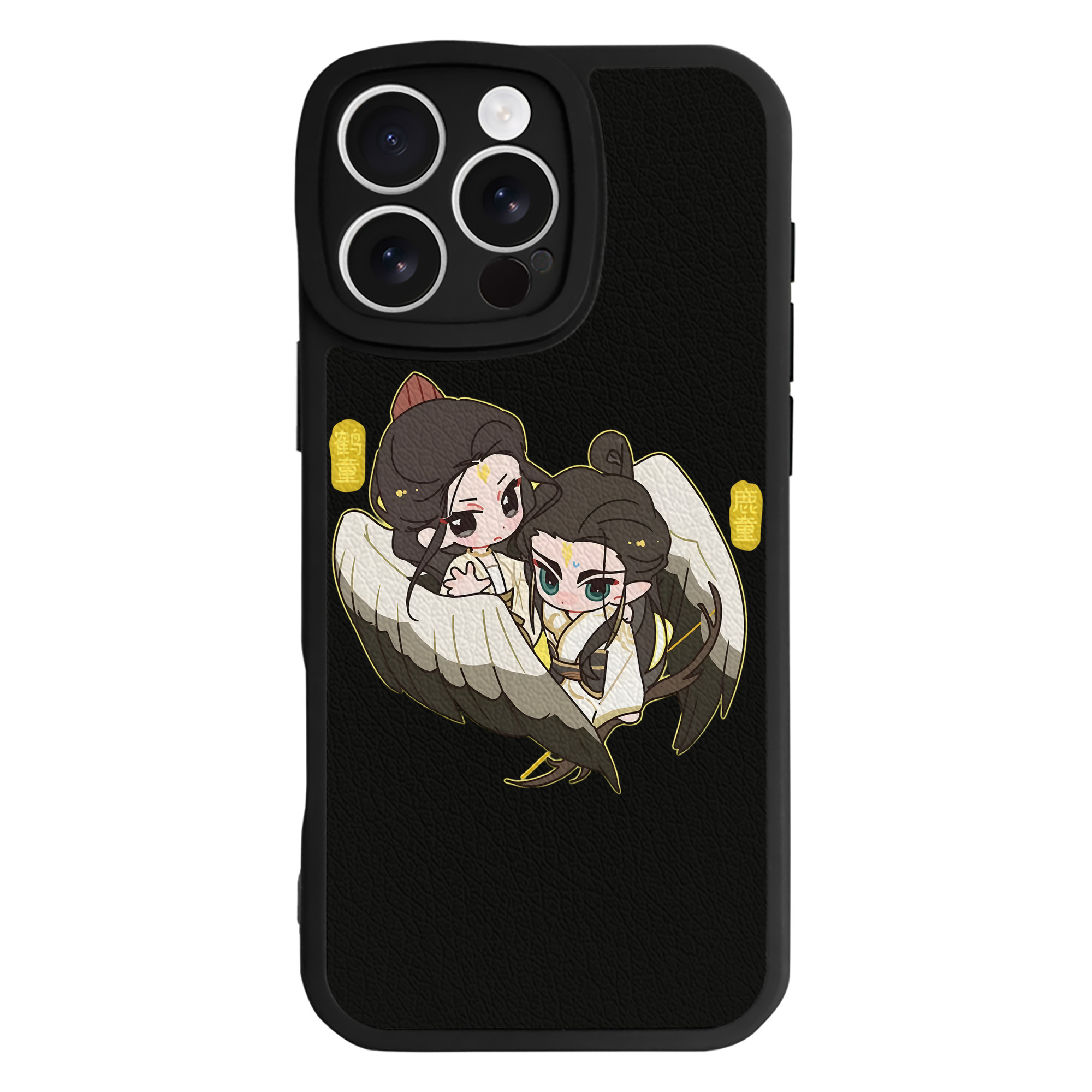 （画像用） Ne Zha 2 ナタ 魔童の大暴れ 【iPhone 16シリーズ対応】シリコンスマホケース（レザー調） 材質：シリコン